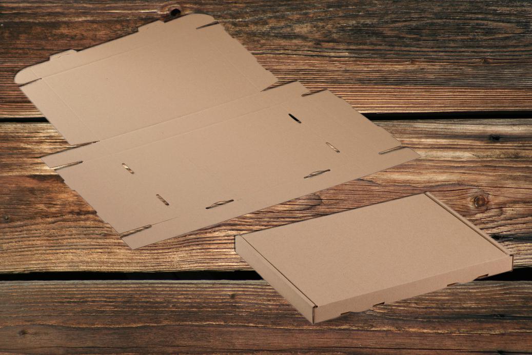 Großbriefboxen 230x160x20 mm 1-wellig Braun